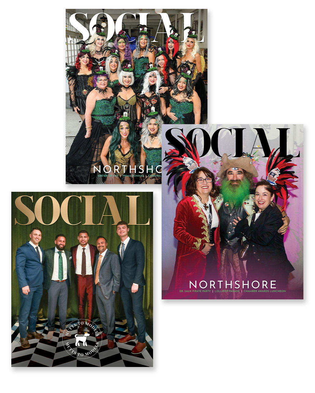 Three covers for Social Northshore