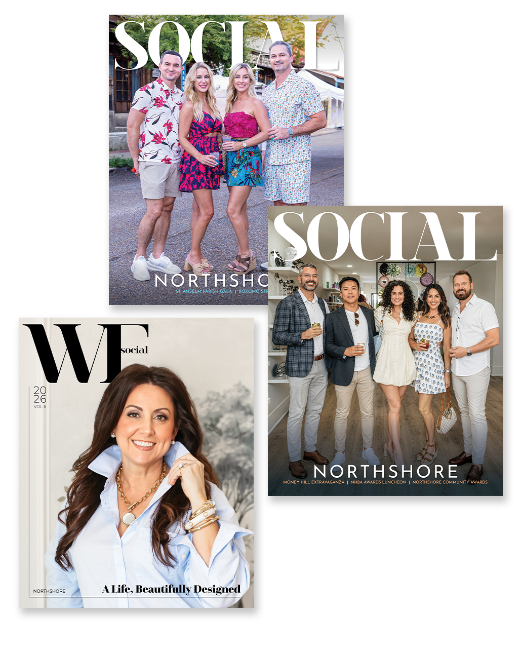 Three Covers for Social Northshore