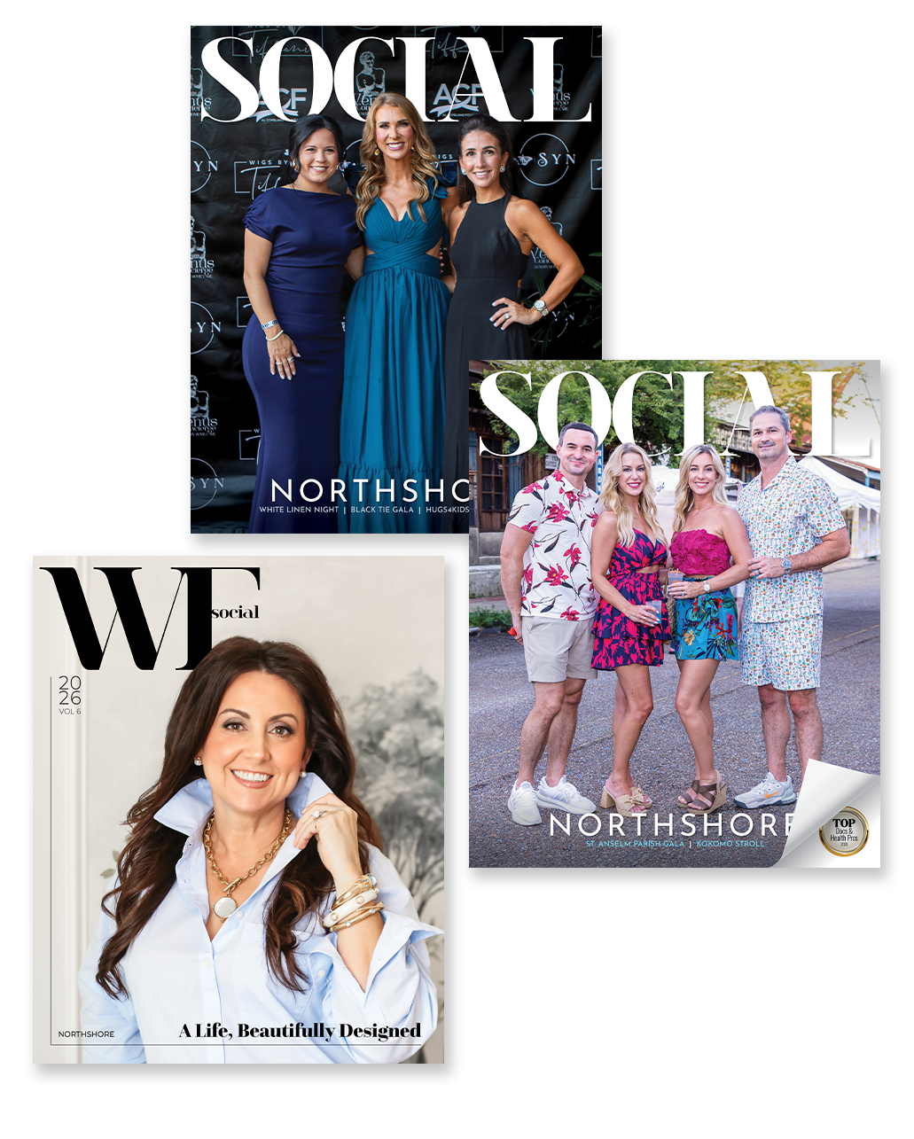 Three Covers for Social Northshore